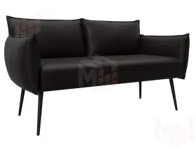 Диван прямой Лига-083 ( экокожа GRIFON 12 коричневый )