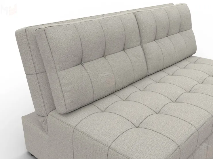 Диван прямой Лига-107 (140) ( Амур 02 бежевый )