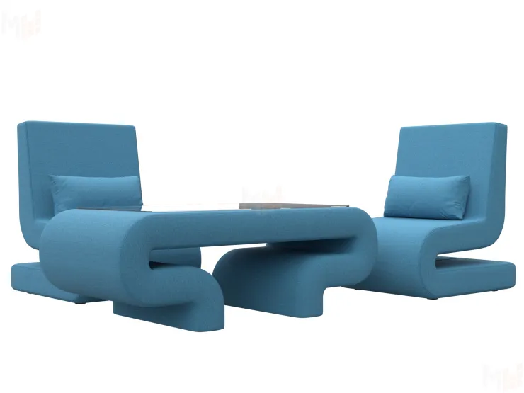 Набор Волна-3 (стол, 2 кресла)