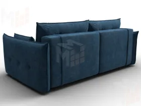 Диван прямой Лига-100 НПБ ( BRUT 11 синий )