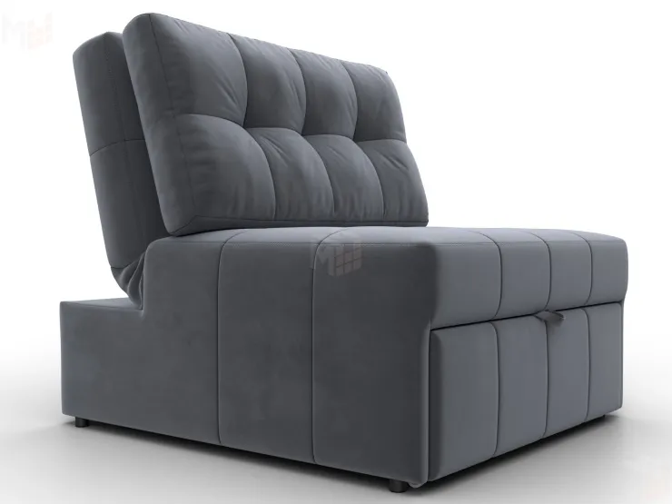 Кресло-кровать Лига-107 (80) ( SEVEN 17 серый )