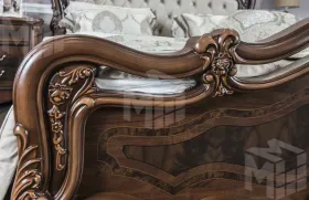 Кровать Илона 180х200 см караваджо с мягким изголовьем Кровать Илона 180х200 см караваджо с мягким изголовьем