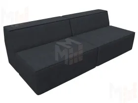 Диван прямой модульный Монс ( JOLY 16 темно-серый )