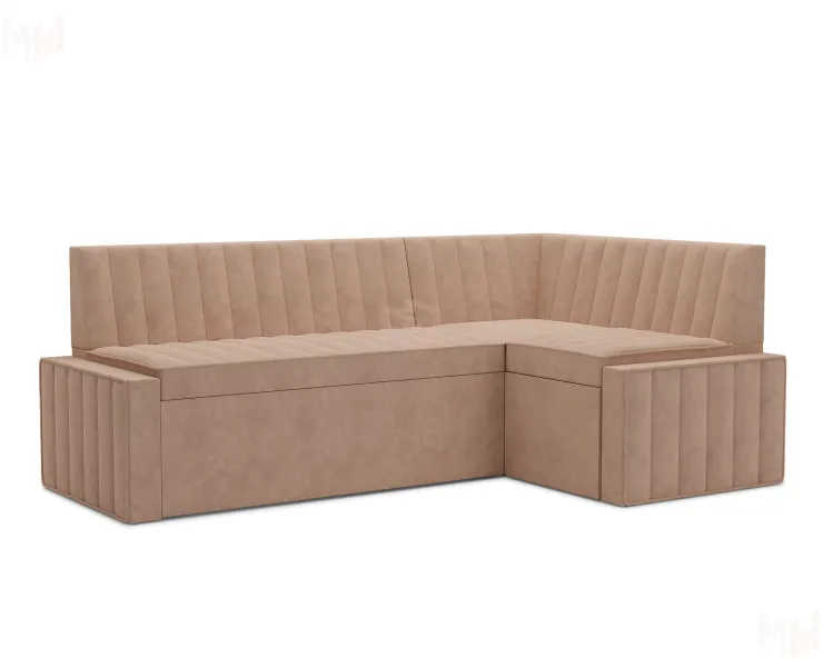 Вермут Правый угол (Бежевый - Luna 061) 213х82х133 см