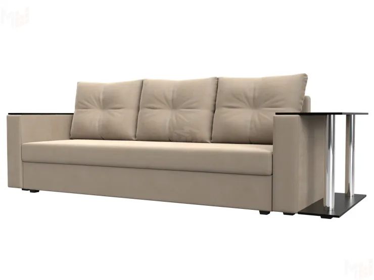 Диван прямой Атланта со столом справа