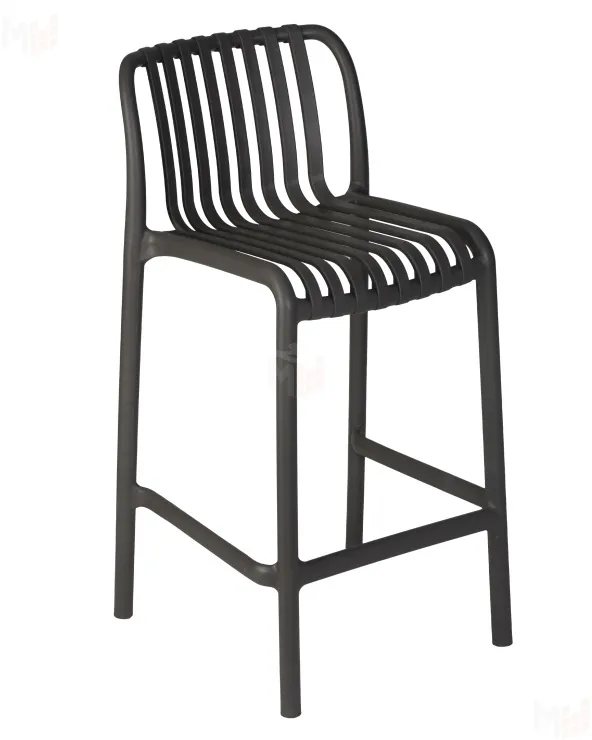 Стул полубарный DOBRIN CHLOE (темно-серый)