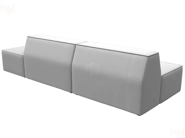 Диван прямой модульный Монс Модерн правый ( GRIFON 01 белый )