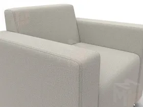 Кресло Лига-093 ВН ( Амур 02 бежевый )