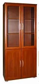 Шкаф для книг МД 2.03 со стеклом Шкаф для книг МД 2.03 со стеклом