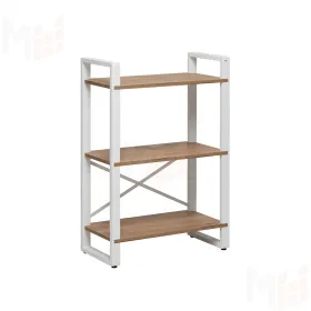 Стеллаж Leset Стилвуд 123 (Белый/Дуб крафт золотой)