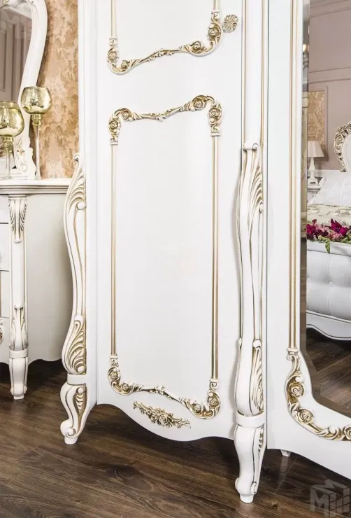 Шкаф Анна Мария 5-дверный белый матовый