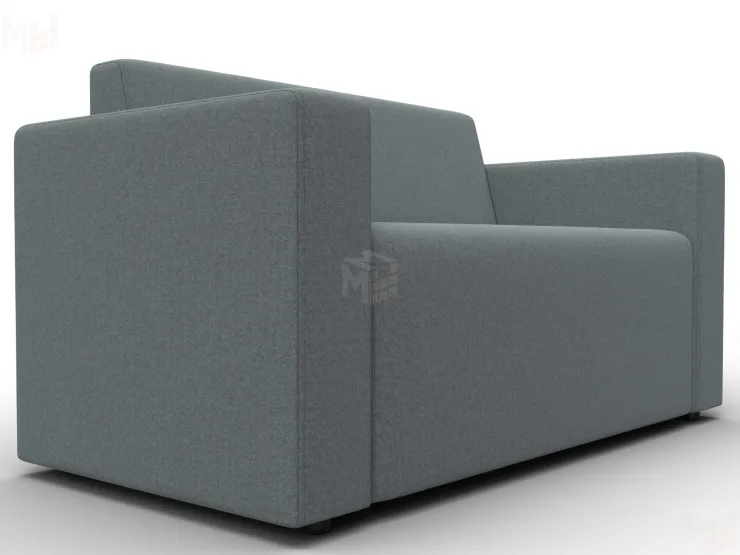 Диван прямой Лига-093 ( Амур 07 серый )