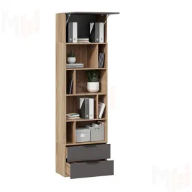 Шкаф комбинированный (366) Порто Исп.2 - ТД-393.07.20  Графит