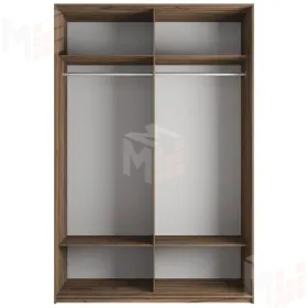 Шкаф-купе Эста 2-х дверный (4 Зеркала / 4 ЛДСП) 200 см.