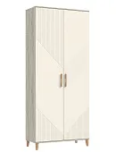 Шкаф Ирис для прихожей Кашемир/Дуб Крафт серый.