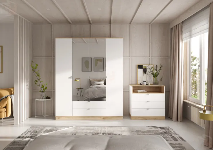 Шкаф 4-х дверный Юкки ШК2Я 1800