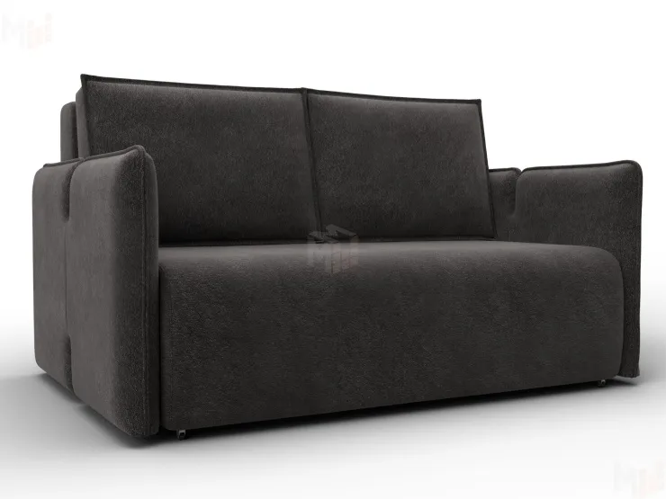 Диван прямой Лига-117 ( LAIM 10 темно-коричневый )