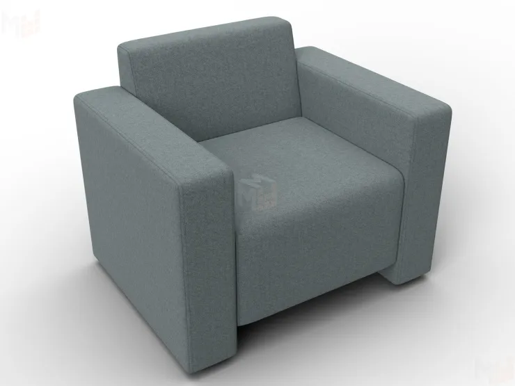 Кресло Лига-093 ( Амур 07 серый )