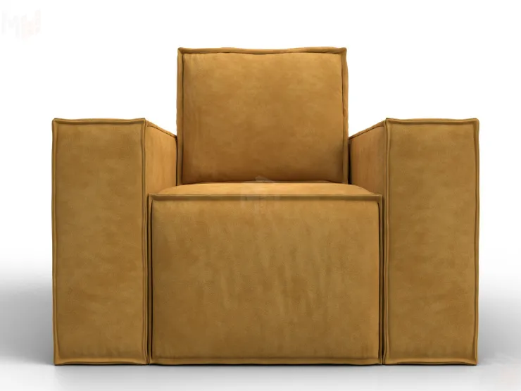 Кресло Лига-081 НПБ ( BRUT 10 желтый )