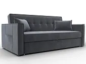 Диван прямой Лига-104 (160) ( SEVEN 17 серый )