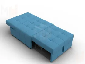 Кресло-кровать Лига-107 (80) ( Амур 10 голубой )