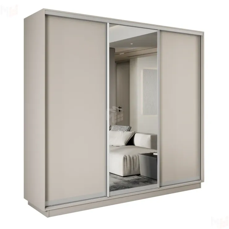 Шкаф-купе Экспресс трио 1 зеркало 2400 (Кашемир)