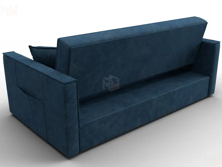 Диван прямой Лига-104 (160) ( BRUT 11 синий )