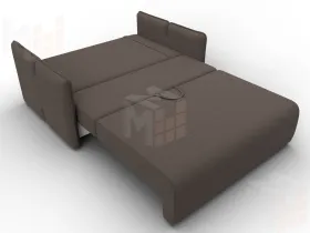 Диван прямой Лига-117 ( Амур 05 коричневый )