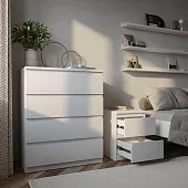 2.05.03.010.1 МАЛЬТА тумба 2 ящика 40х54 белая RU