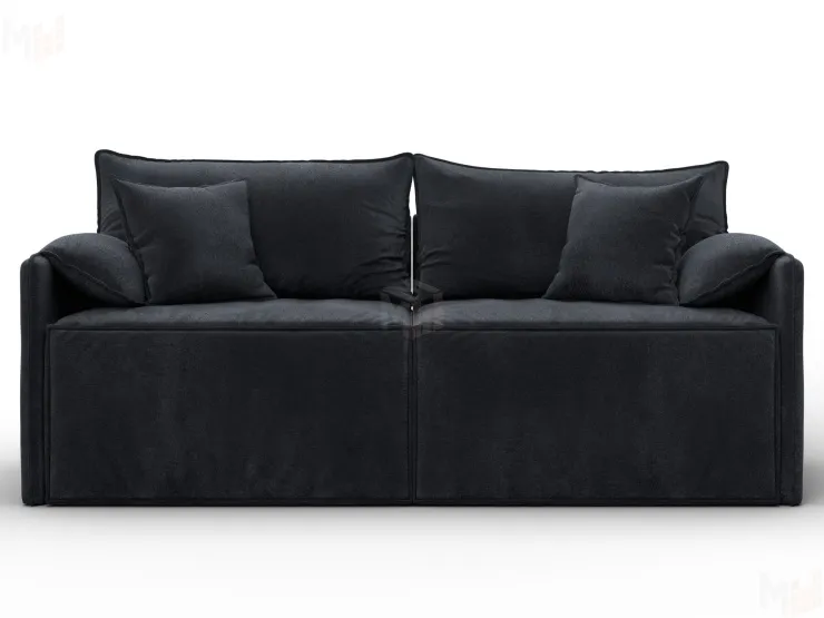 Диван прямой модульный Лига-106 ( TOWER 11 темно-серый )