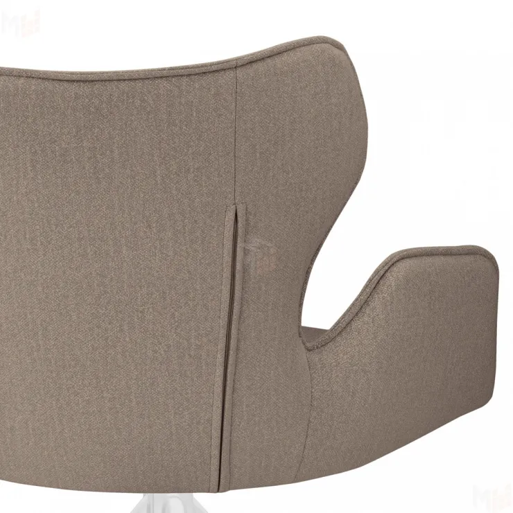 Стул на металлокаркасе поворотный TANTOS  Латте / белый