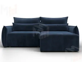Диван угловой Лига-051 НПБ угол универсальный ( TOWER 13 синий )