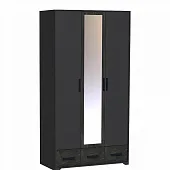 Шкаф для одежды и белья Айрис 444 Антрацит/Креатель