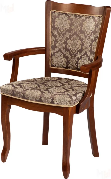 Обеденная группа стол раздвижной Лорель 140 и 2 стула + 2 кресла Лорель Миланский орех