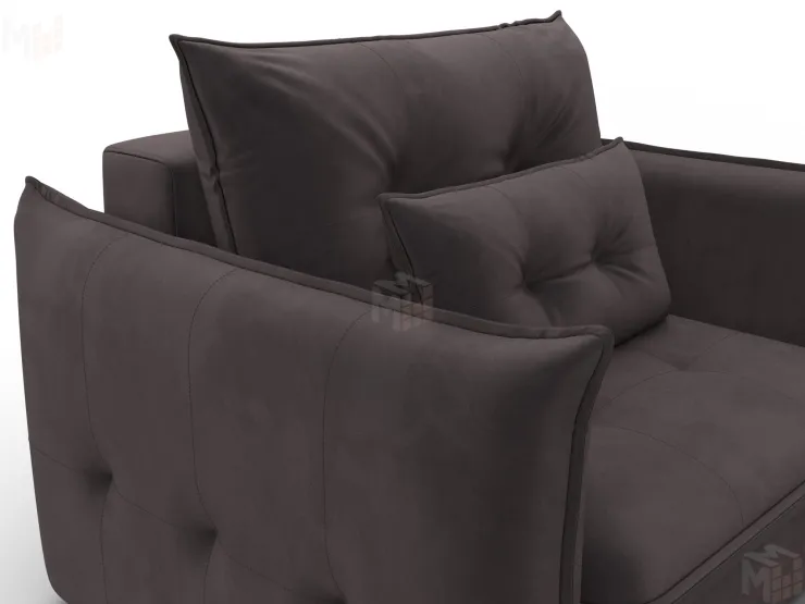 Кресло Лига-100 НПБ ( SEVEN 727 коричневый )