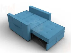 Кресло-кровать Лига-104 (80) ( Амур 10 голубой )