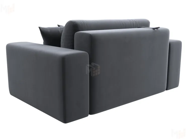 Кресло Лига-036 НПБ ( SEVEN 17 серый )