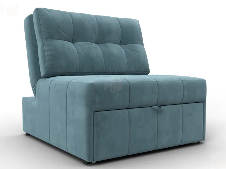 Кресло-кровать Лига-107 (80) ( SEVEN 113 бирюзовый )
