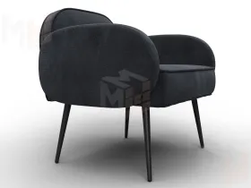 Кресло Лига-086 ( велюр TOWER 11 темно-серый )