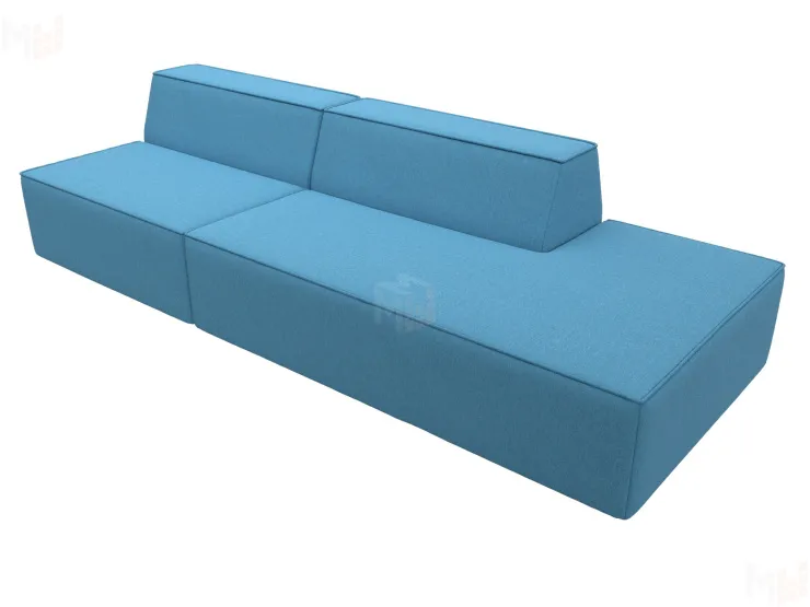 Диван прямой модульный Монс Модерн правый ( Амур голубой ) Диван прямой модульный Монс Модерн правый ( Амур голубой )