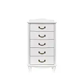 Комод Leset "Джульетта" узкий (5 ящ.) (Молочный дуб)