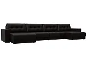 Диван П-образный с декором Лига-049 НПБ Лонг