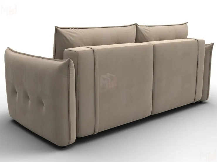 Диван прямой Лига-100 НПБ ( SEVEN 729 бежевый )