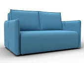 Диван прямой Лига-117 ( Амур 10 голубой )