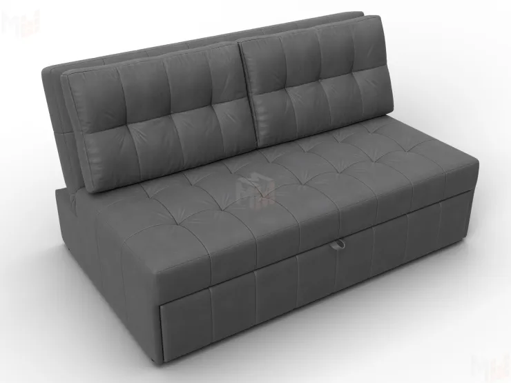 Диван прямой Лига-107 (140) ( JOLY 13 серый )