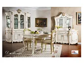 Гостиная Джоконда (сервант и комод), крем и крем/глянец Гостиная Джоконда (сервант и комод), крем и крем/глянец