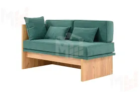 Кушетка Хилтон на пружинном блоке Зеленый Кушетка Хилтон на пружинном блоке Зеленый