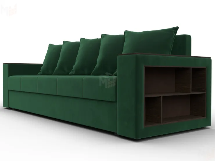 Диван прямой Дубай Лайт ( Зеленый )