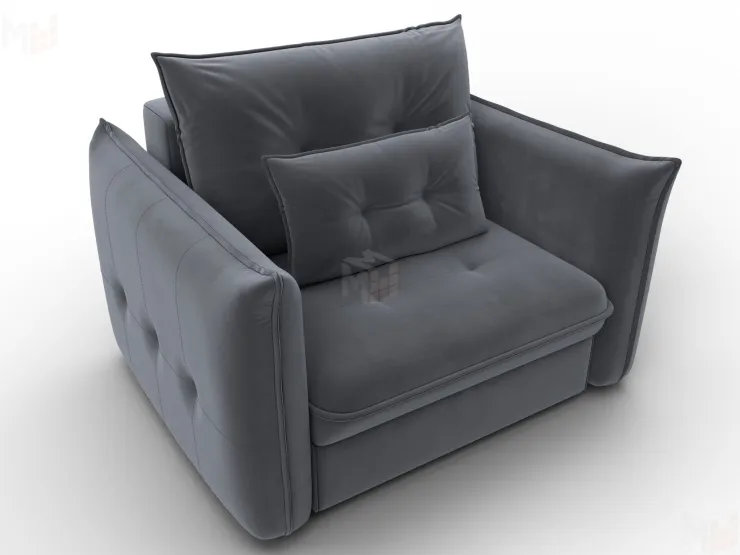 Кресло Лига-100 НПБ ( SEVEN 17 серый )