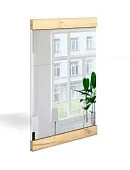 Зеркало Мини-Лайт МЛ-6 Дуб крафт золотой